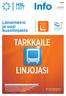 Info TARKKAILE LINJOJASI. Länsimetro ja uusi bussilinjasto. hsl.fi/länsimetro 5/2016