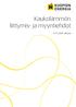 Kaukolämmön liittymis- ja myyntiehdot. 9.11.2001 alkaen