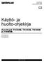 Käyttö- ja huolto-ohjekirja