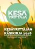 KESÄYRITTÄJÄN KÄSIKIRJA 2016