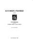 SUOM.EN PANKKI VU QSIKIRJA HELSINGISSÄ 1937 XVII VUO SIKERTA LAATINUT SUOMEN PANKIN TILASTO~OSA~TO