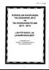 KOKKOLAN KAUPUNGIN TALOUSARVIO 2012 JA TALOUSSUUNNITELMA 2013-2014 LÄHTÖTIEDOT JA LAADINTAOHJEET