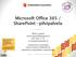 Microsoft Office 365 / SharePoint -pilvipalvelu