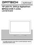 19 LED-TV, DVD ja digitaalinen MPEG4 DVB-T-viritin LED19DTB-B/W
