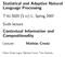 Statistical and Adaptive Natural Language Processing. T-61.5020 (5 cr) L, Spring 2007