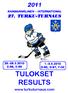 TULOKSET RESULTS www.turkuturnaus.com