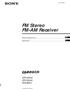 FM Stereo FM-AM Receiver