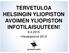 TERVETULOA HELSINGIN YLIOPISTON AVOIMEN YLIOPISTON INFOTILAISUUTEEN! 8.4.2015 Kesäopinnot 2015. Avoin yliopisto