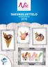 TARVIKELUETTELO PRODUKTKATALOG 2016