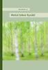 Suomen metsäsektori 2020: Analyysin perusteet ja kommentointi