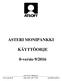 ASTERI MONIPANKKI KÄYTTÖOHJE. 0-versio 9/2016