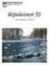 REPOLA-SEURA R.Y. Repolainen 63. Jäsentiedote 1/2013. Repolainen 63-1