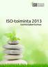 kuva: Shutterstock ISO-toiminta 2013 toimintakertomus