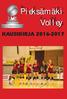 Pieksämäki Volley KAUSIKIRJA