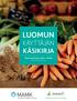 LUOMUN KÄYTTÄJÄN KÄSIKIRJA. Viesti luomusta oikein -hanke Taina Harmoinen (toim.)