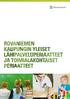 SISÄLLYS YLEISET LÄHIPALVELUPERIAATTEET TOIMIALAKOHTAISET LÄHIPALVELUPERIAATTEET