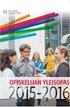 Lukijalle. Lukuvuosi on jaettu viiteen periodiin: Syyslukukausi: I periodi viikot II periodi viikot 44 50