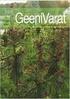 GeeniVarat. Kansallisten geenivaraohjelmien tiedotuslehti