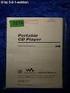 Portable CD Player D-NE711. Bedienungsanleitung Istruzioni per l uso Käyttöohjeet DE IT FI (1) 2003 Sony Corporation