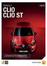 RENAULT CLIO CLIO ST LISÄVARUSTEHINNASTO DRIVE THE CHANGE