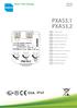 PXA53.1 PXA53.2 CCA IP40 PXA 53.2 DEU. L, N: VAC 50/60Hz A, B: VAC 2A 0-50VAC/SELV LUX: 1lx - TIME: 3-30 min CZE LAV SENS TEST LUX