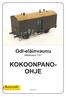 Gdl-eläinvaunu. Mittakaava 1:87 KOKOONPANO- OHJE