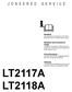 LT2117A LT2118A. Handbok Läs noga dessa anvisningar och se till att du förstår dem innan du använder denna maskin. Håndbok med bruksanvisninger
