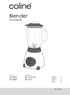 Blender Tehosekoitin BL-1616-UK BL English 3 Svenska 7 Norsk 11 Suomi 15. Ver