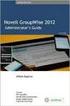 Novell GroupWise 2012