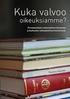 1. Johdanto. Luonnos hallituksen esitykseksi eduskunnalle laiksi Hossan kansallispuistosta oli lausuntokierroksella