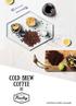 Cold Brew Coffee -konsepti