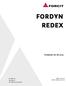 FORDYN REDEX. Tuotetieto Puh +358 (0) OY FORCIT AB