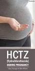 Hydrochlorothiazide (HCTZ) and use in lactation + consolidated wording for the SmPC and PL of