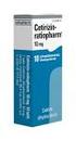 Cetirizin-ratiopharm 10 mg kalvopäällysteinen tabletti