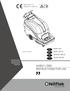 UHB INSTRUCTIONS FOR USE DK NO. Norsk (10-17) Svenska (18-25) Suomi (26-33) 4/08 revised 7/11 FORM NO A-G1. Dansk (2-9) Model: 01610A