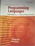 Principles of Programming Languages Introduction to Lua Ryhmä 10