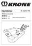 Käyttöohje. Nr FIN. Niittomurskaimet AM 203 CV AM 243 CV / +B AM 283 CV / +B. (Alkaen valmistusnumerosta )