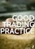 Certificate. European Code of Good Trading Practice