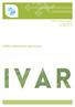 IVAR3-ohjelmiston käyttöopas. Liikenneviraston oppaita 1/2017