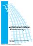 KOTISEURAKUNTANI - kiinteistöstrategia. Kontiolahden seurakunnan kiinteistöstrategia