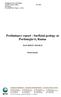 Preliminary report - Surficial geology at Portimojärvi, Ranua