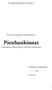 Pienhankinnat TOHMAJÄRVEN KUNTA. Pohjois-Karjalan hankintatoimi. Kansallisen kynnysarvon alittavat hankinnat. Tohmajärven kunnanhallitus / 2017