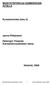 BIOSTATISTIIKKAA ESIMERKKIEN AVULLA. Kurssimoniste (luku 5) Janne Pitkäniemi. Helsingin Yliopisto Kansanterveystieteen laitos.