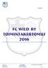 FC WILD RY TOIMINTAKERTOMUS 2016
