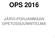 OPS 2016 JÄRVI-POHJANMAAN OPETUSSUUNNITELMA