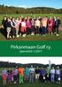 Pirkanmaan Golf ry. jäsenlehti 1/2017