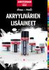 AKRYYLIVÄRIEN LISÄAINEET