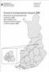 Kunnat ja kuntapohjaiset aluejaot 2000