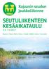 Kajaanin seudun joukkoliikenne...3. Lippujen kelpoisuus Matkakortin hankkiminen ja lisälataukset... 4