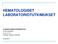 HEMATOLOGISET LABORATORIOTUTKIMUKSET